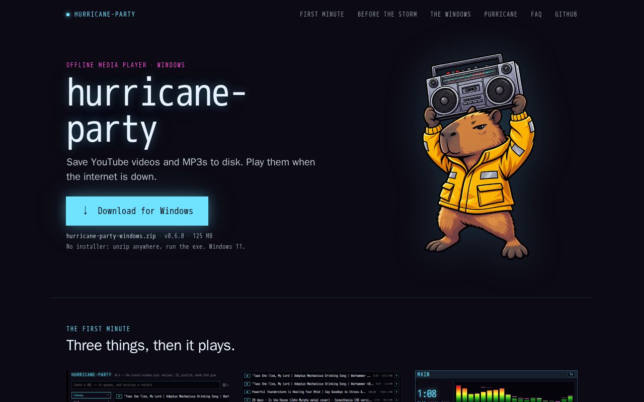 Preview of Hurricane Party
