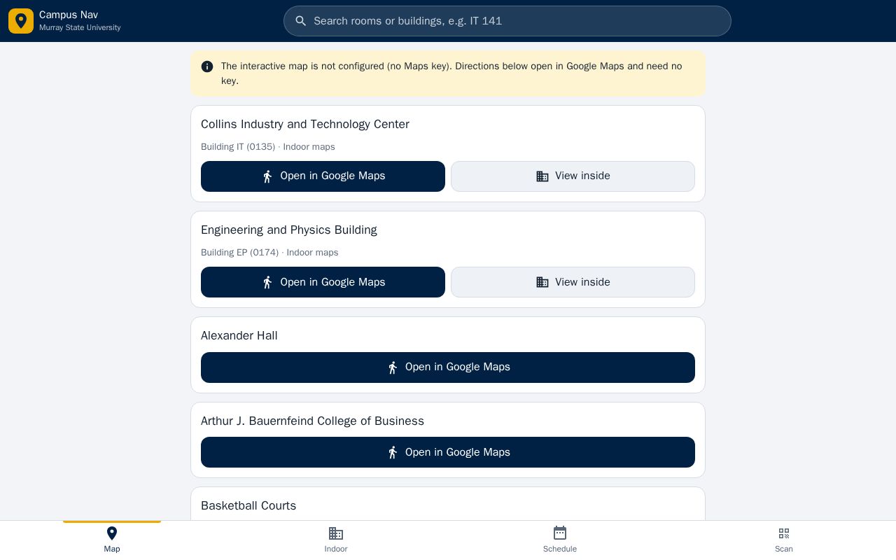 Preview of Campus Nav