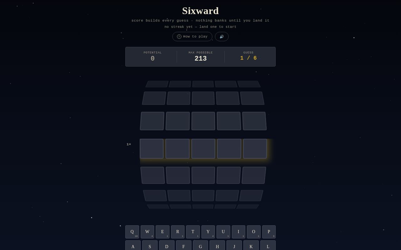 Preview of Sixth Try — a static HTML game