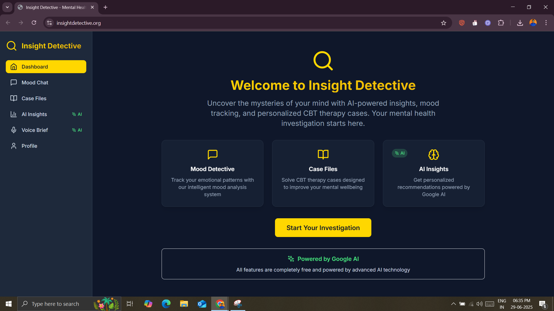 Preview of Insight detective