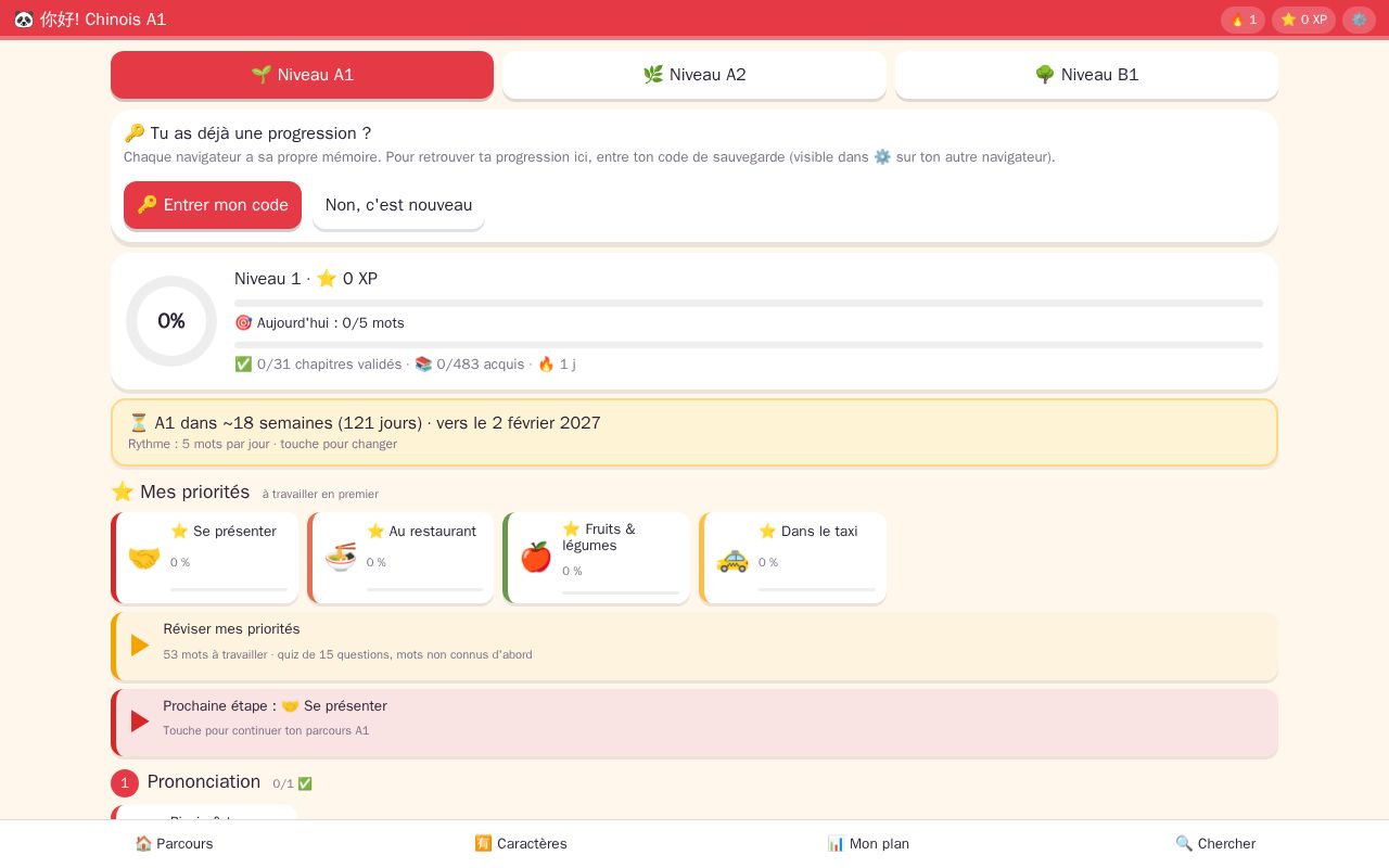 Preview of Apprendre Chinois