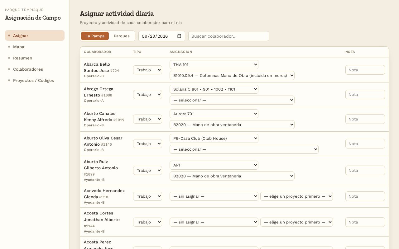 Preview of Asignacion Campo Pt