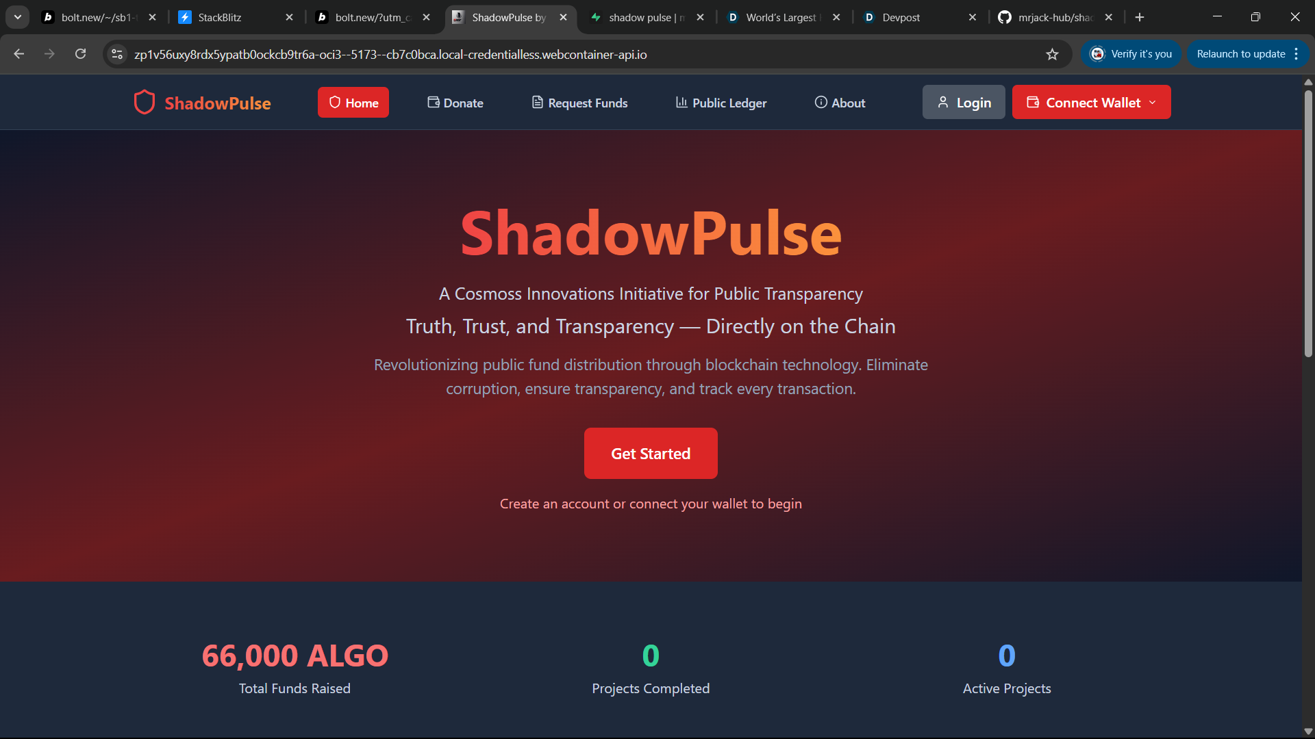 Preview of shadow pulse