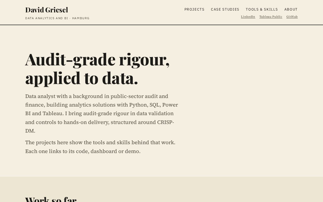 Preview of Davidgriesel Github Io