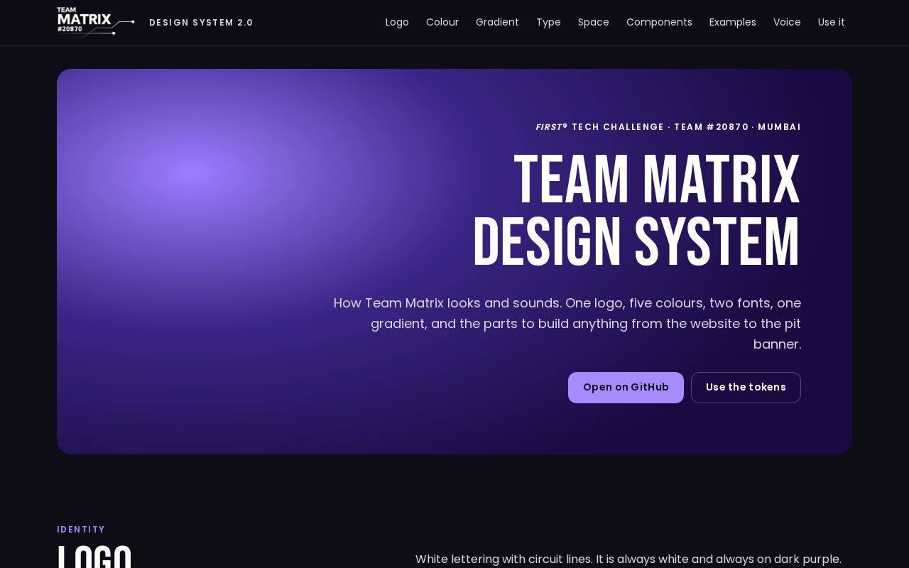 Preview of Team Matrix Design System