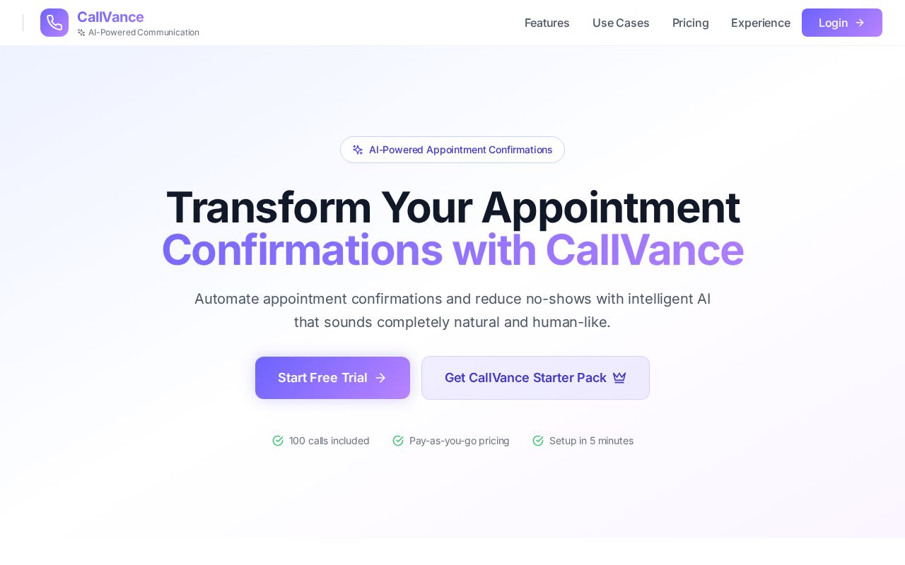 Preview of CallVance