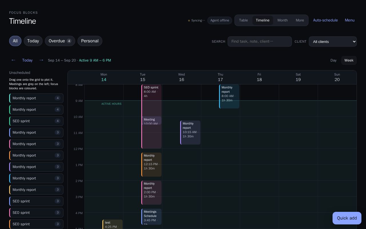 Preview of Task Inbox