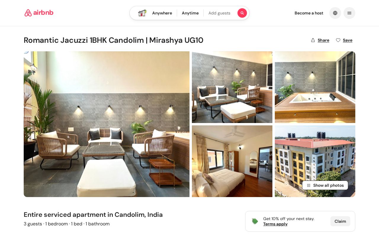 Preview of Airbnb Listing