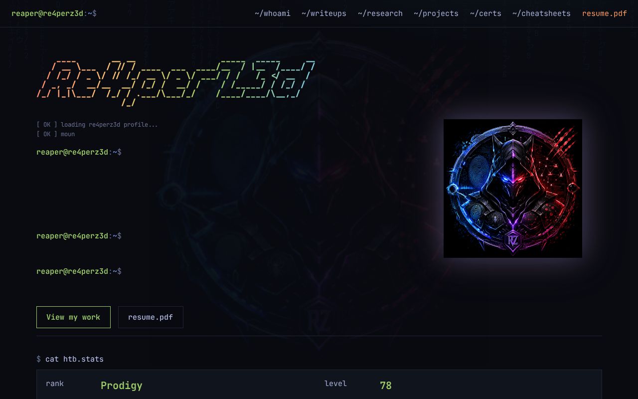 Preview of Re4perZ3d Github Io