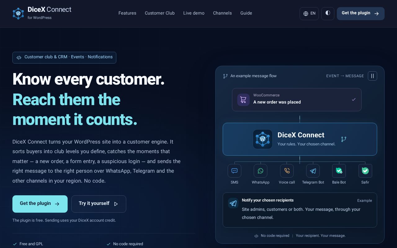Preview of Dicex Connect