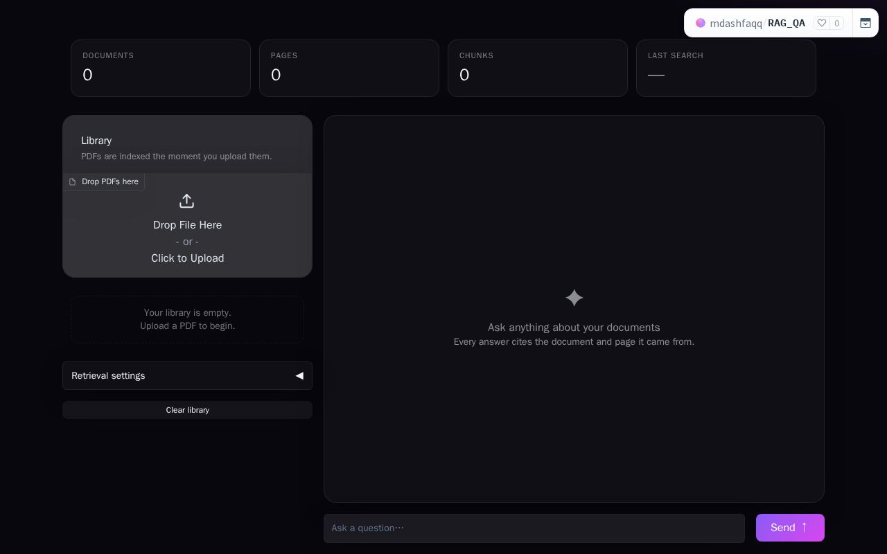 Preview of RAG Document QA