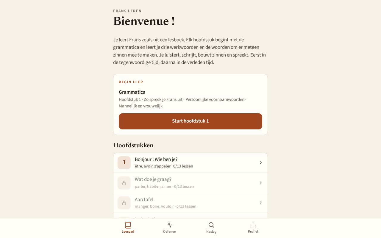 Preview of Franse App