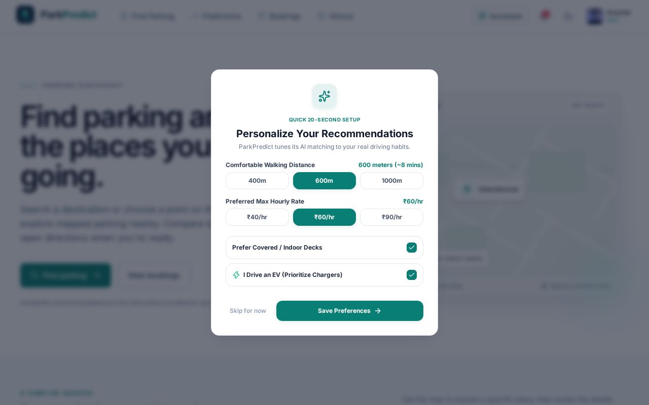 Preview of ParkPredict