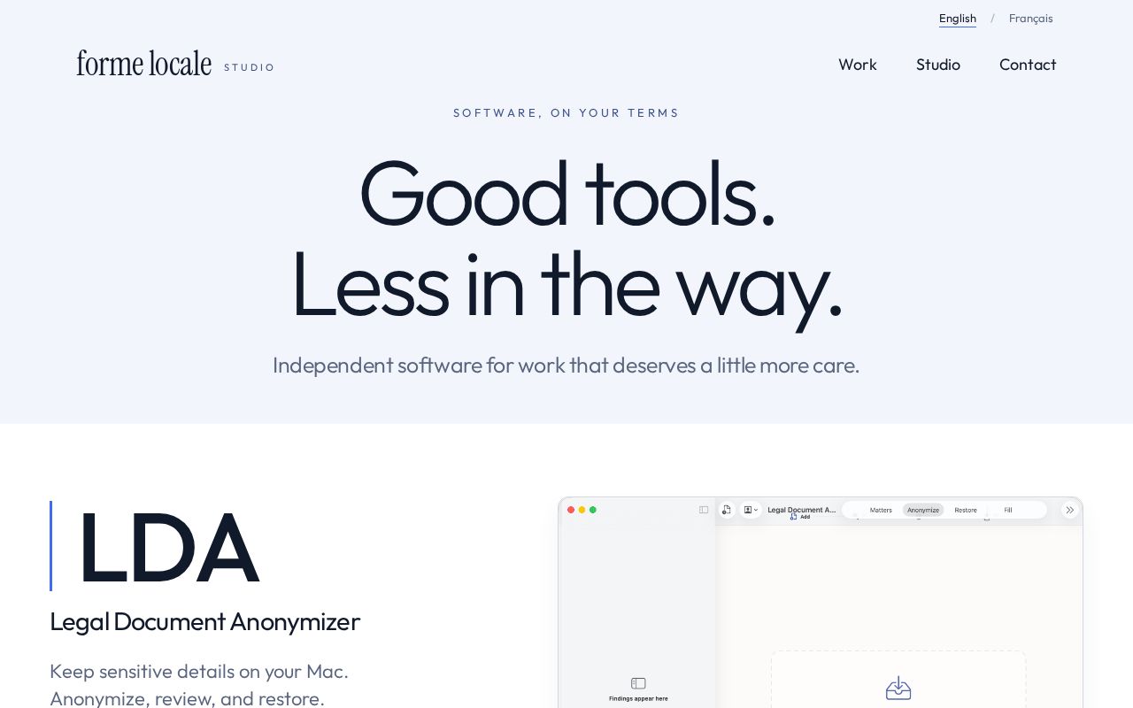 Preview of LDA App