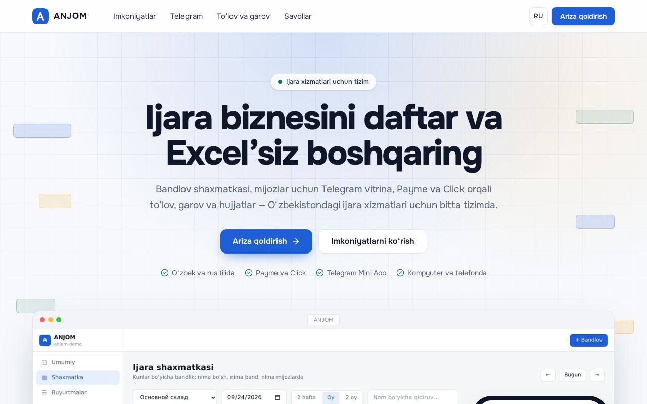 Preview of Anjom Site