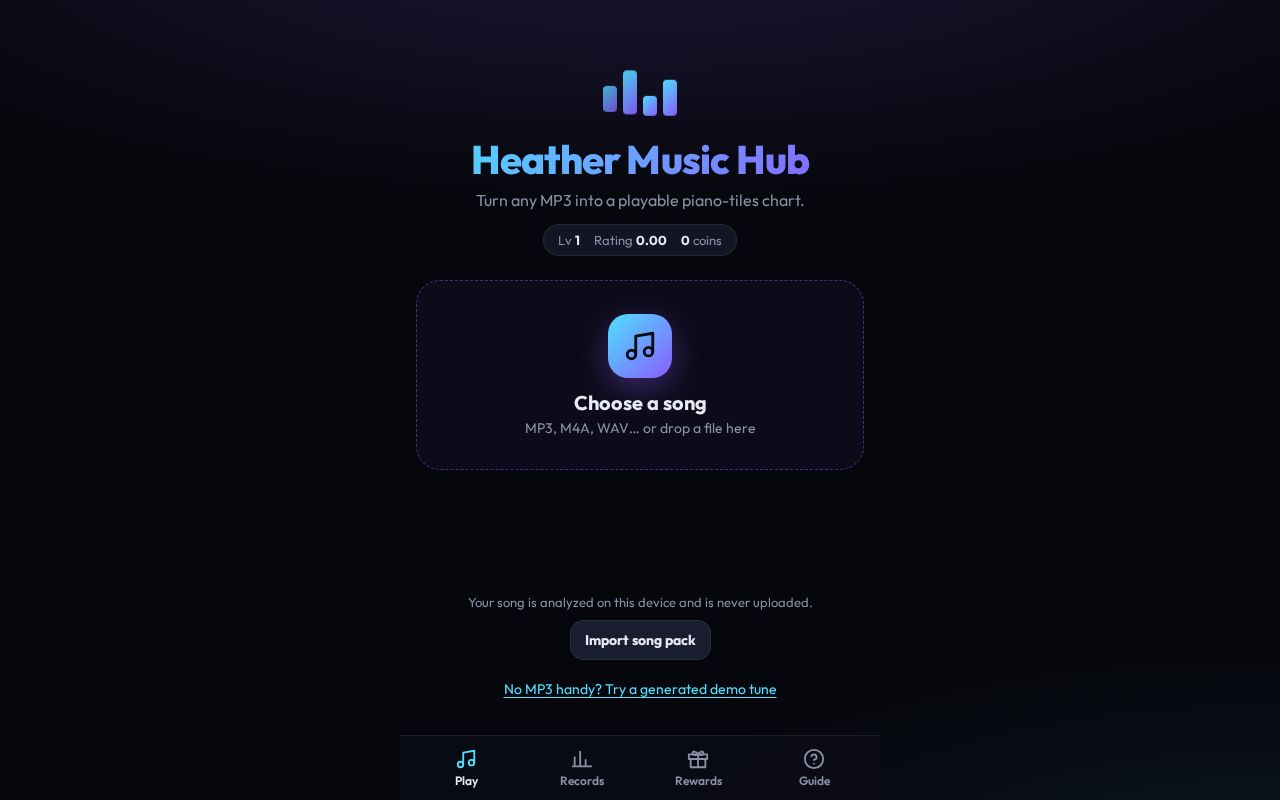 Preview of Heather Music Hub