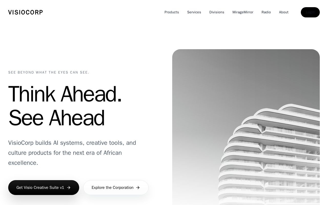 Preview of visiocorp.co — published static site (built output)