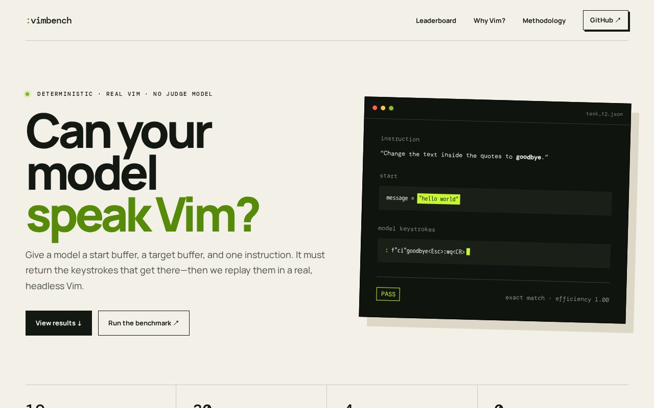 Preview of Vimbench