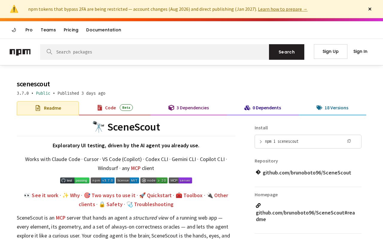 Preview of SceneScout