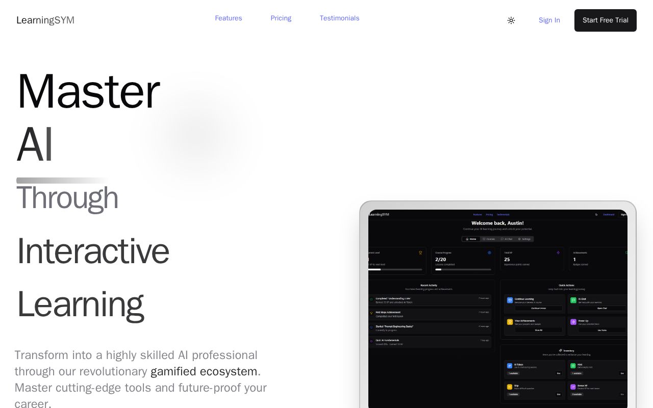 Preview of LearningSYM