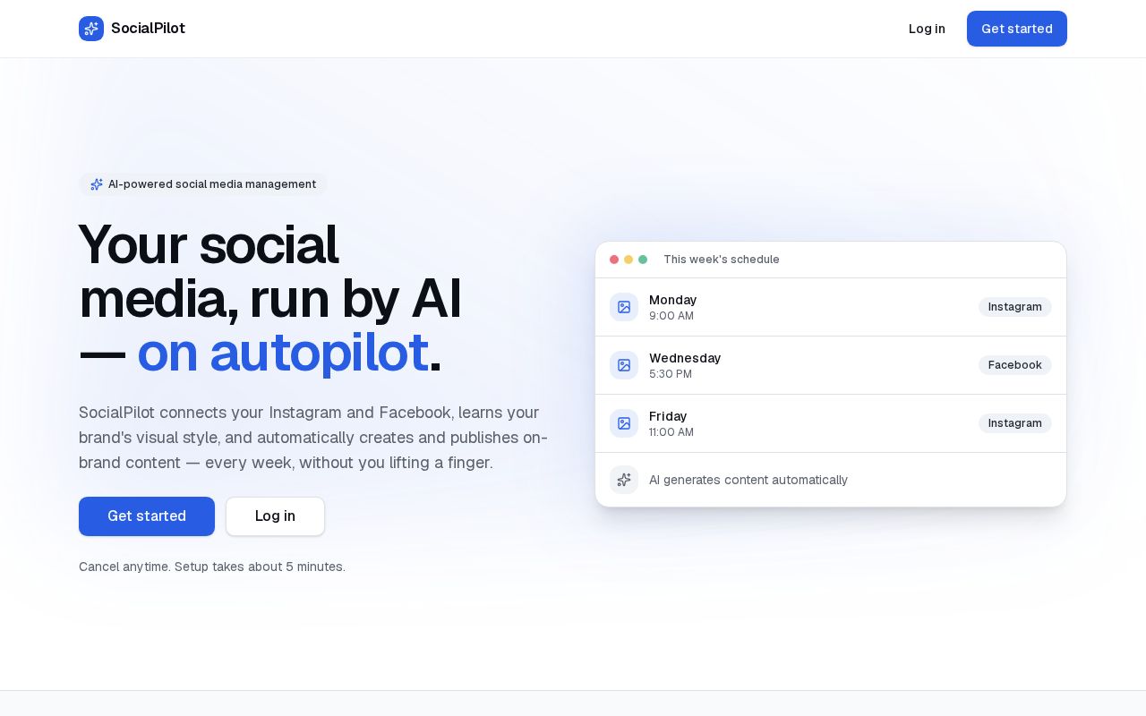 Preview of SocialPilot