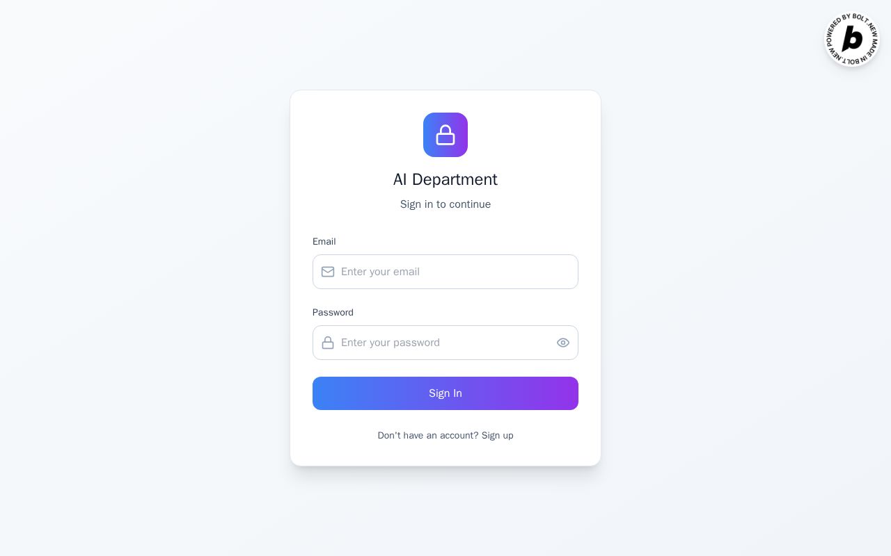 Preview of AIDepartment