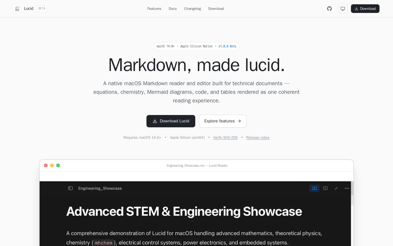 Preview of Lucid Macos