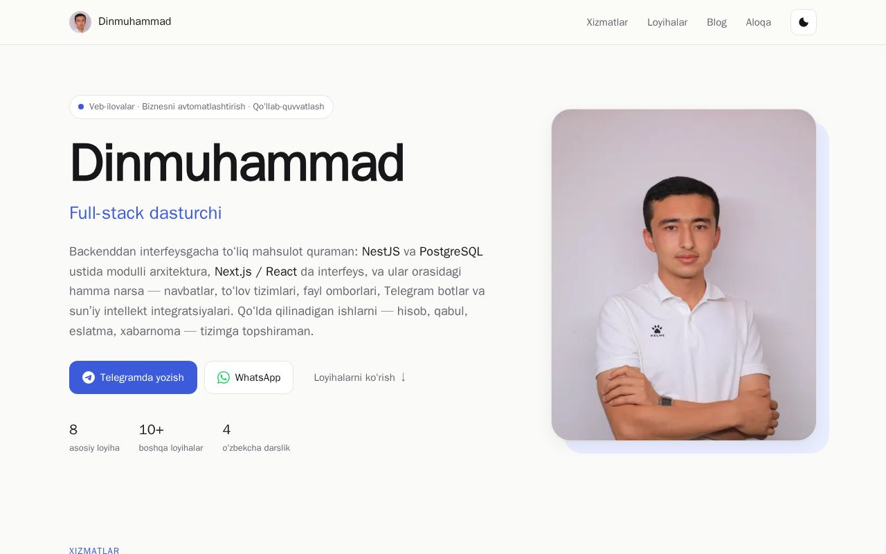 Preview of Dinmuhammad05 Github Io