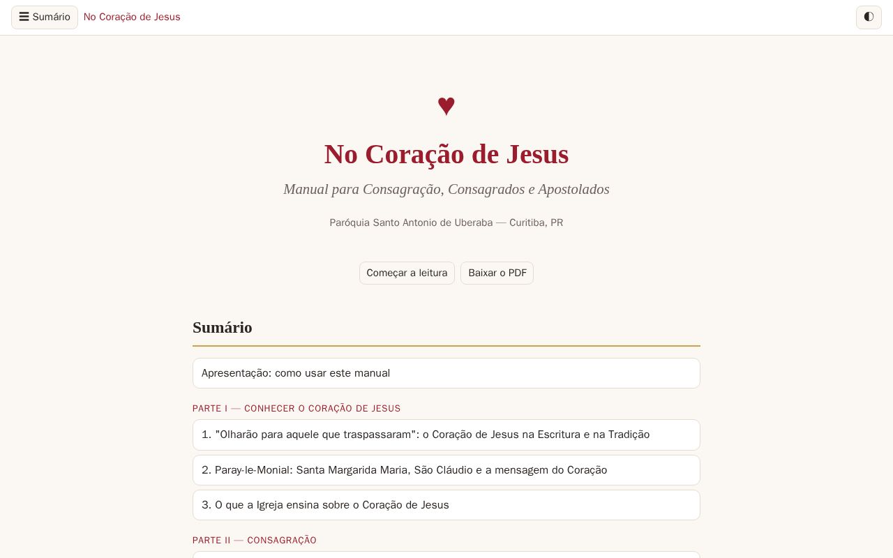 Preview of No Coracao De Jesus