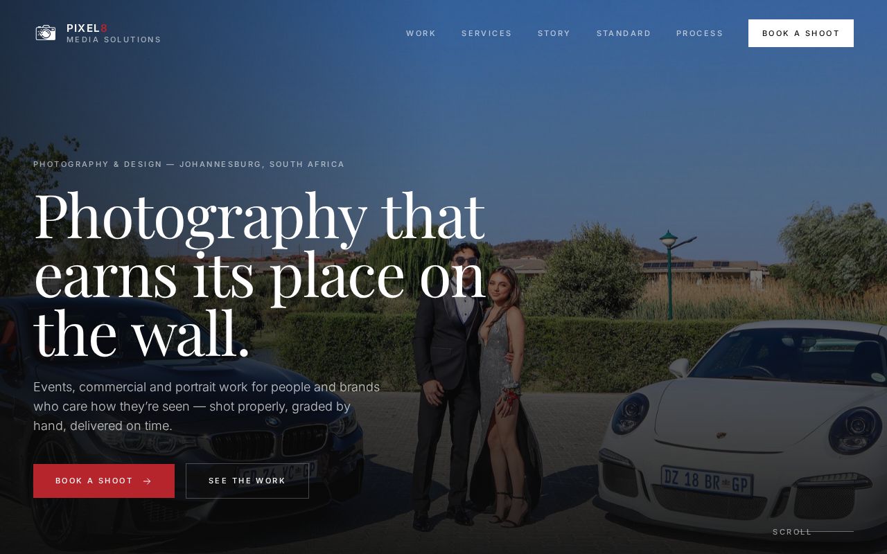 Preview of Pixel8 Website