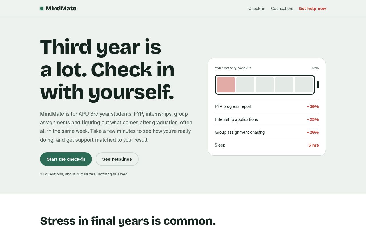 Preview of MindMate