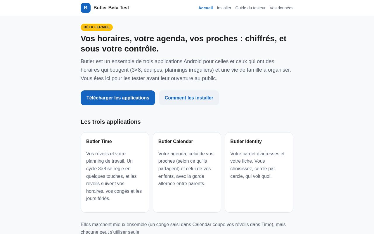 Preview of Butler Beta