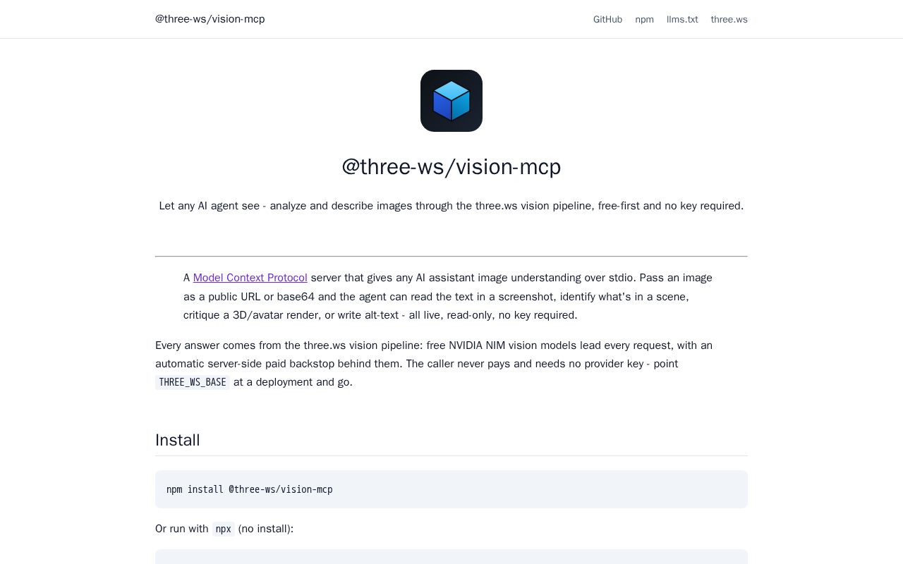 Preview of Vision Mcp