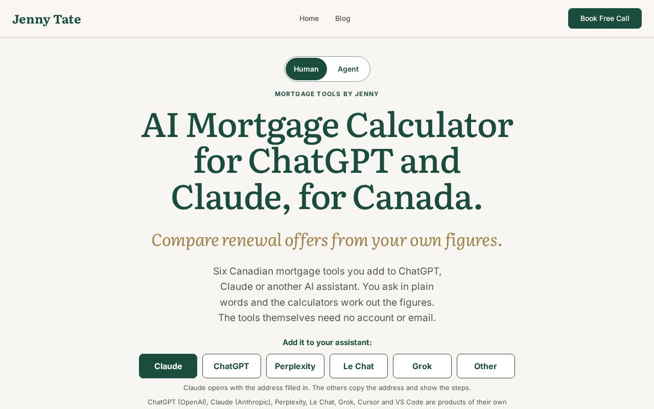Preview of Jenny Mortgage Tools