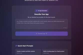 Preview of Make App AI