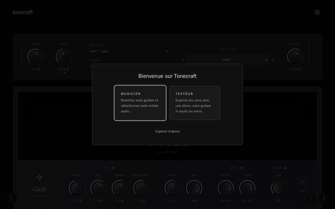 Preview of Standalone for amp simulation