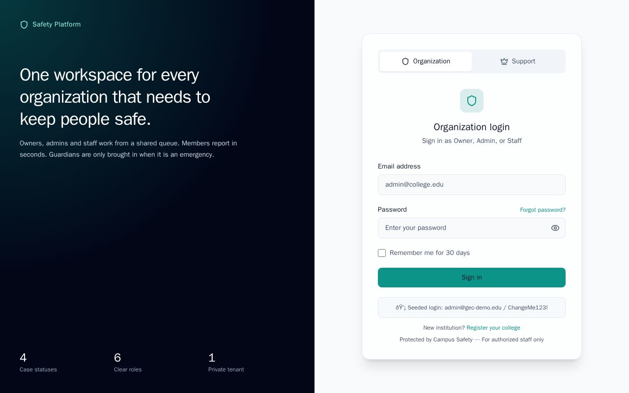 Preview of Safety App