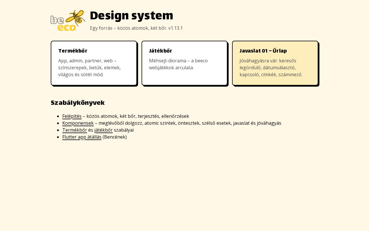 Preview of Beeco Design System