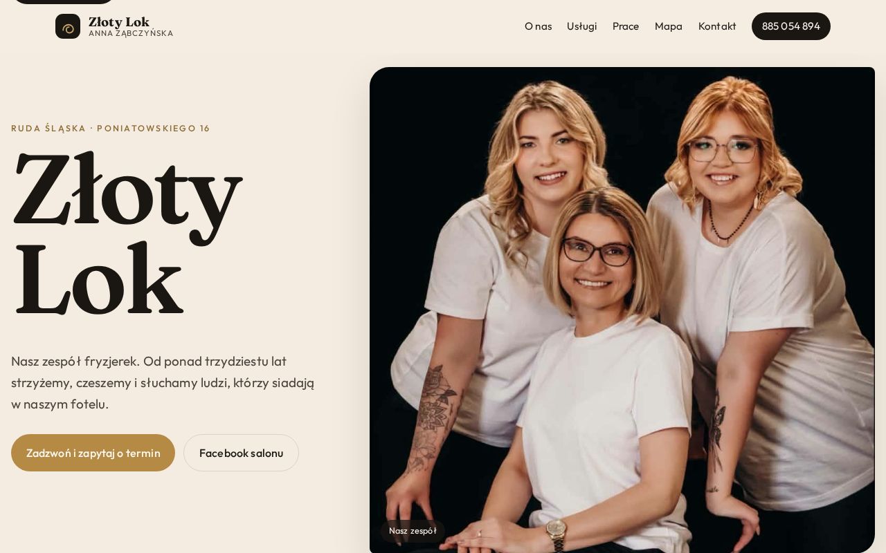 Preview of Salon Fryzjerski Złoty Lok — Anna Ząbczyńska, Ruda Śląska