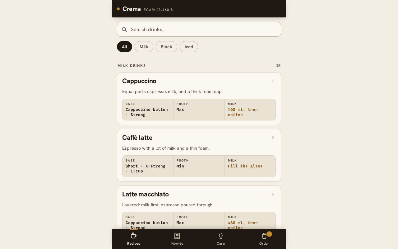 Preview of Crema Ecam