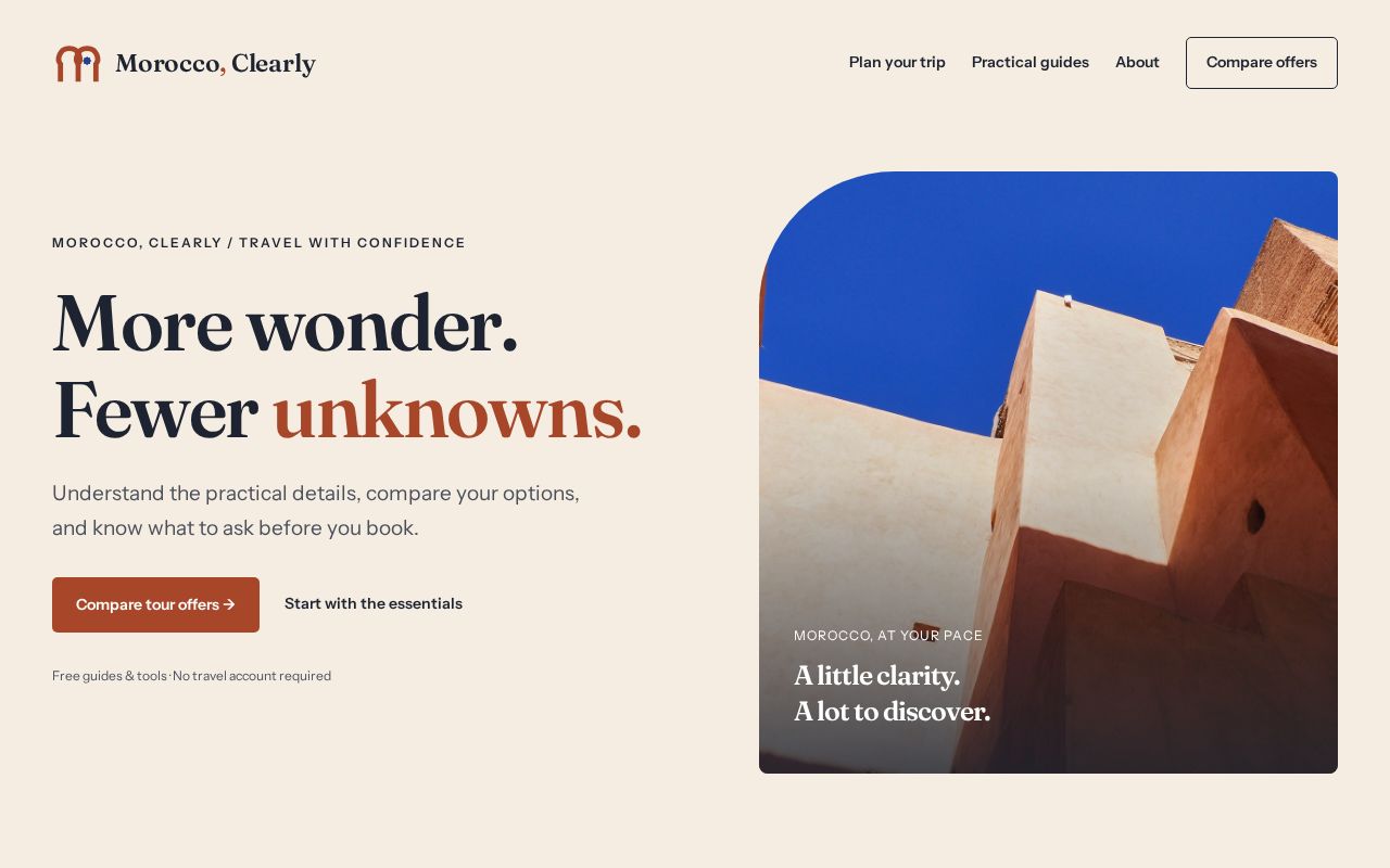 Preview of Moroccoclearly Site