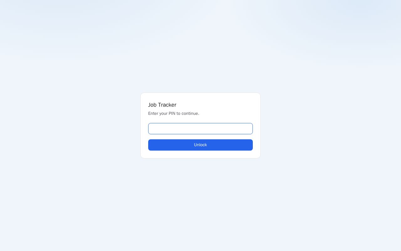 Preview of Job Tracker