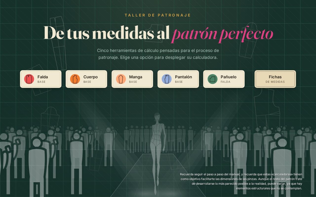 Preview of Calculadora de patronaje