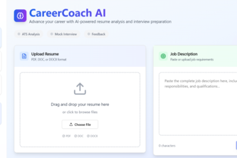 Preview of CareerCoach AI