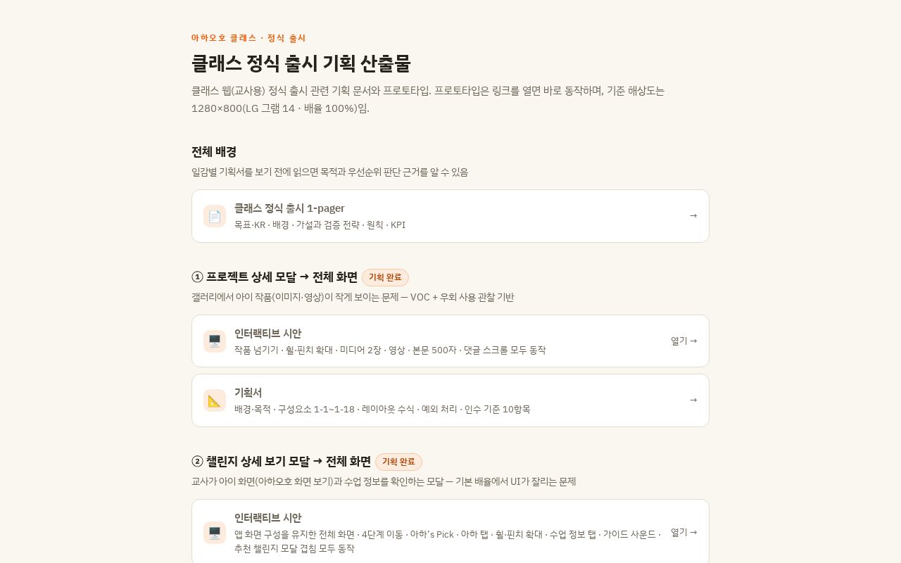 Preview of Ahhaohho Class Launch