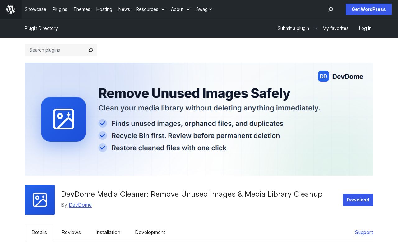Preview of Devdome Media Cleaner