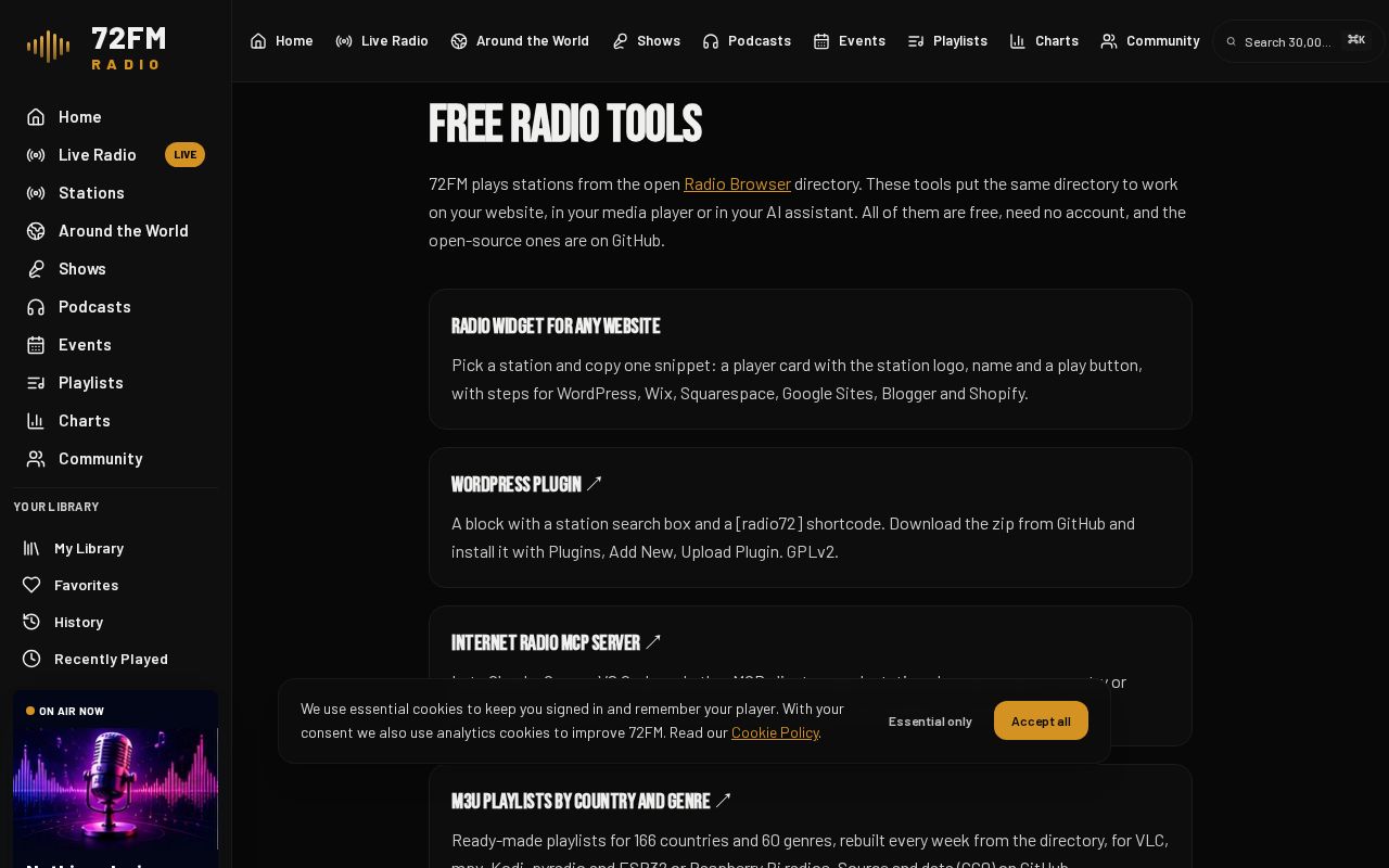 Preview of 72fm Radio Plugin