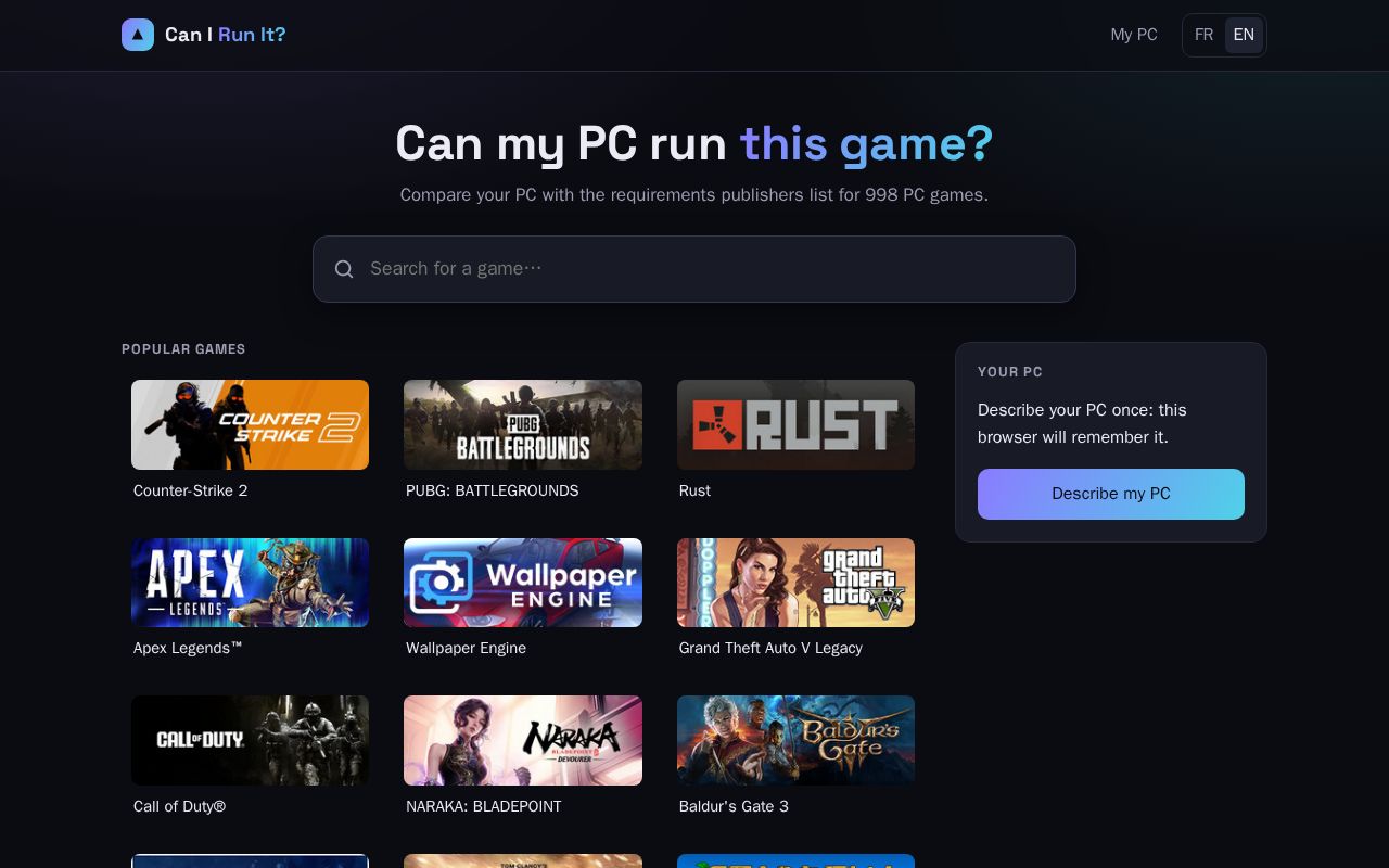 Preview of Can I Run It?