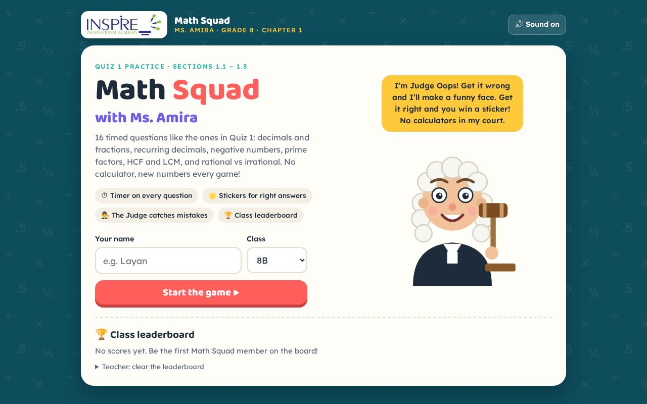 Preview of Math Squad