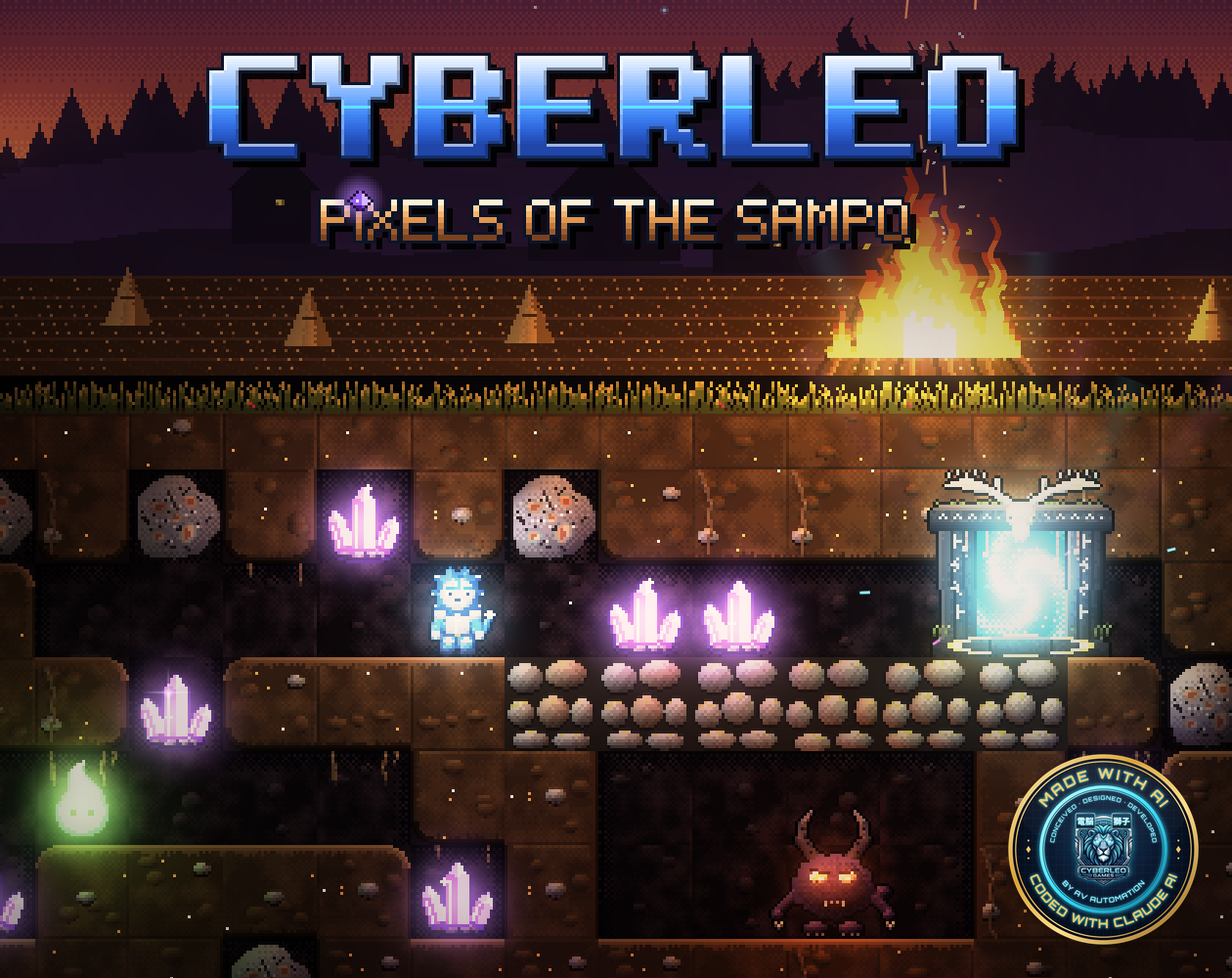 Preview of CyberLeo: Pixels of the Sampo
